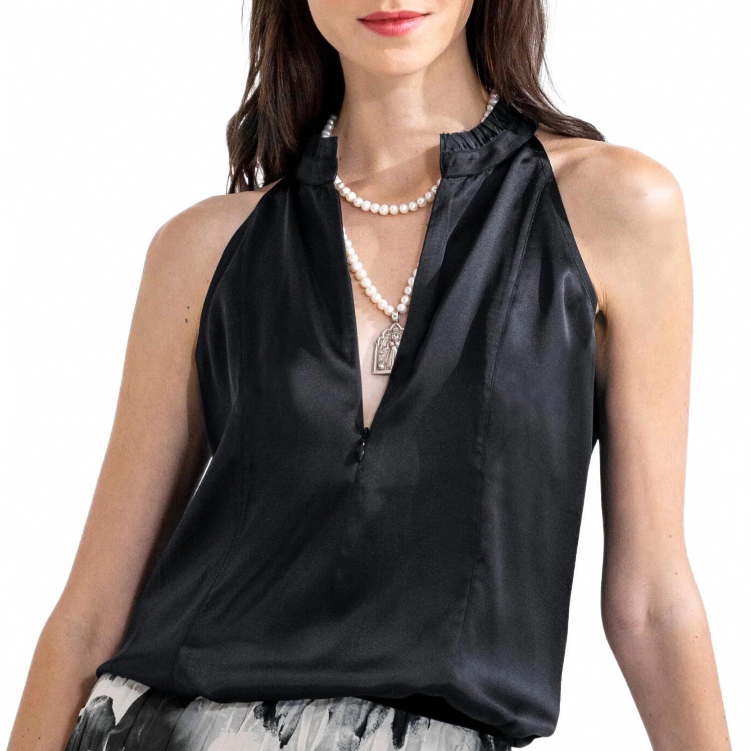 New Go By Go Silk Women's Go Scuba Cutaway Tank In Washed Black